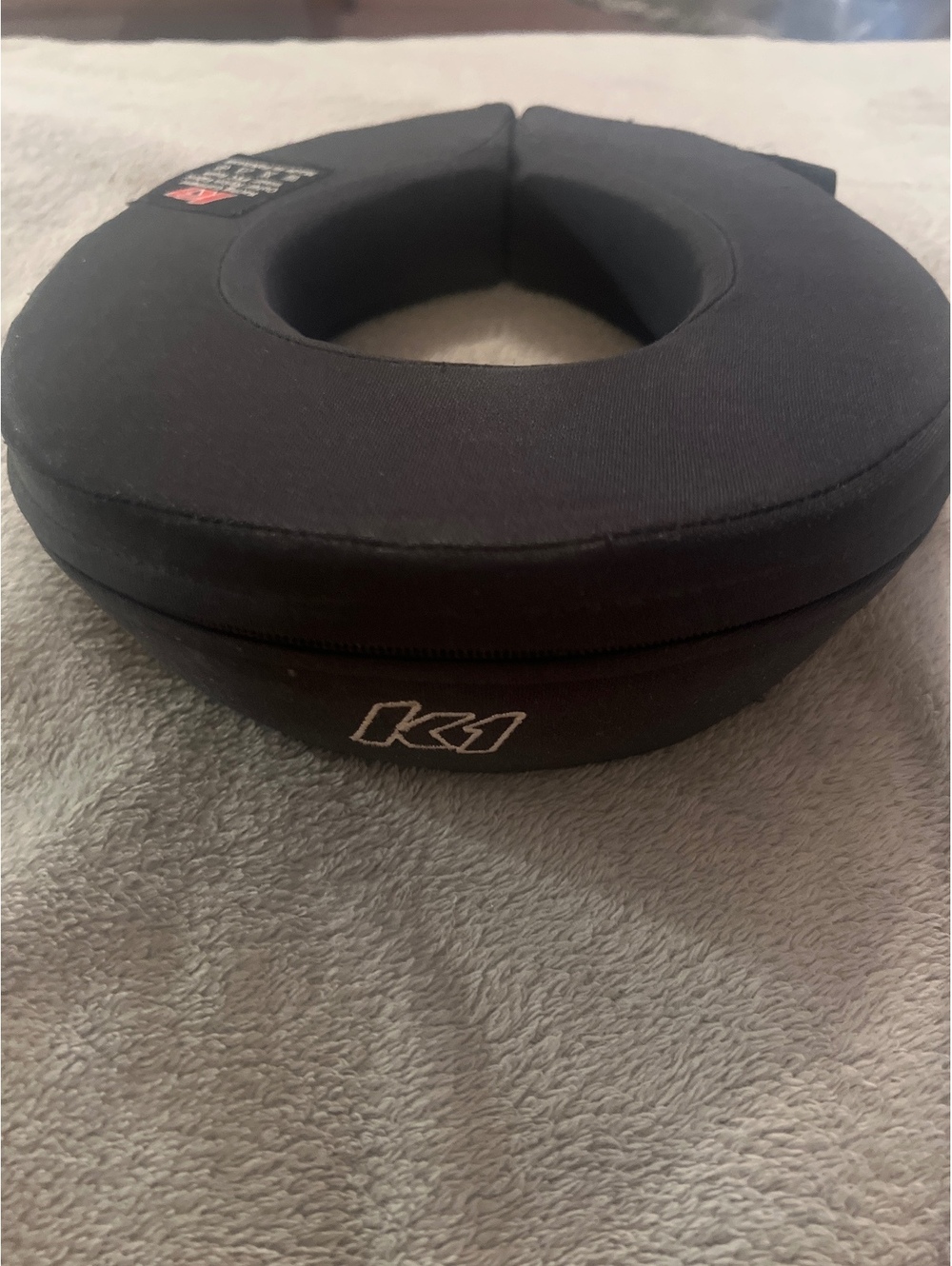 K1 Racing Neck Support Collar with Nylon Fabric Outer and PVC Foam Inner